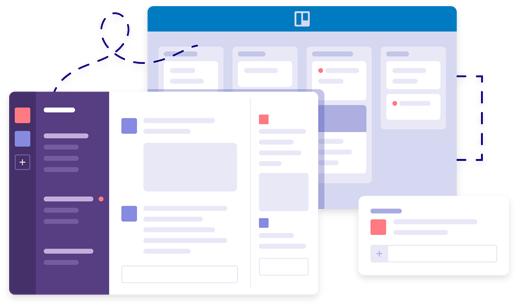 Illustration of screens